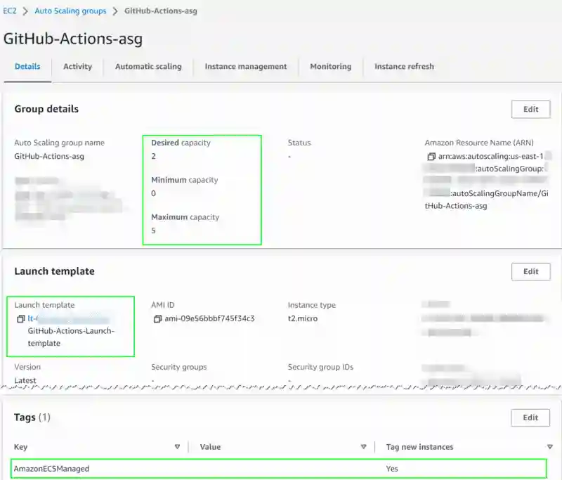 Autoscaling Group Details
