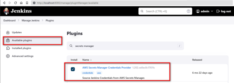 Install Secretsmanager Credentials Provider Plugin