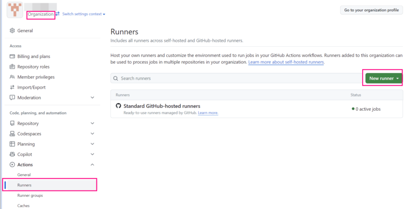 Org Runner