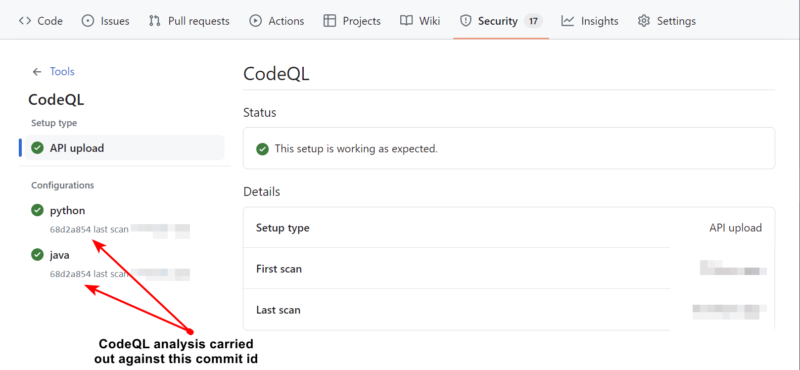 Security Codeql Commits